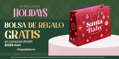 BANNER GOOGLE CTA - POSTER MG -  BELLISIMA HOLIDAYS - PROMO 2 - BOLSA SANTA BABY