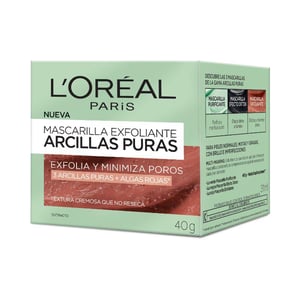 DERMO EXPERTISE MASCARILLA FACIAL ARCILLAS PURAS EXFOLIANTE